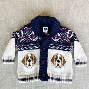 JANIE & JACK Shawl Collar Cardigan